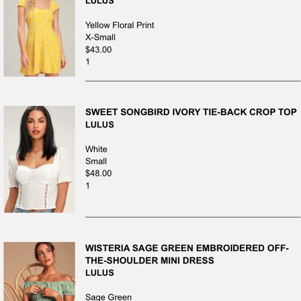 Lulus top - Picture 3 of 3